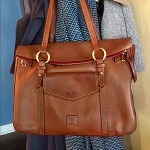 Dooney and bourke natural Florentine smith bag